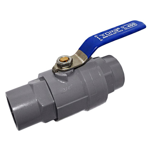 [EZM.1001718] TORA Ball Valve Pvc Gagang Stainless 3/4 Inch