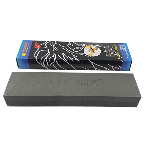 [EZM.1001856] TORA Batu Asahan Pisau - Batu Asah Hitam Silicon Carbide 8 Inch