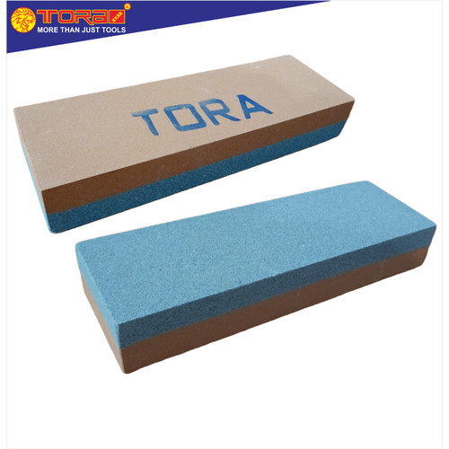 [EZM.1001858] TORA Batu Asahan Pisau - Batu Asah Orange Grey Alumunium Oxide 6 Inch