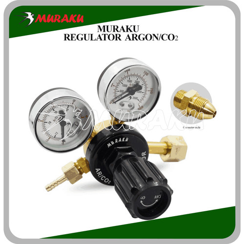 [EZM.1002252] MURAKU Regulator 2in1 Argon + Co2 Las Mig Tig