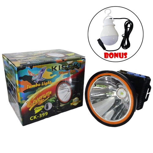 [EZM.1002340] KISEKI Titans Eye Head Lamp CK-399 200W - Senter Kepala