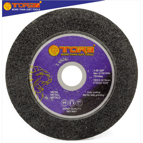 [EZM.1002424] TORA Mata Batu Potong Besi 4 Inch - Abrasive Grinding Wheel 100 x 2.5