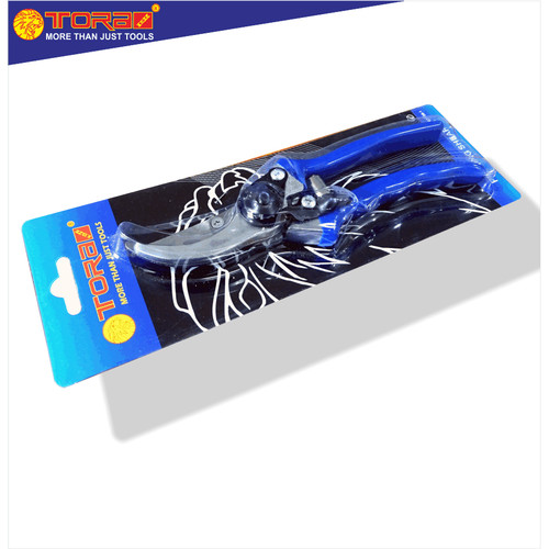 [EZM.1002451] TORA Pruning Shear - Gunting Dahan Gagang Biru 8 Inch 200 mm