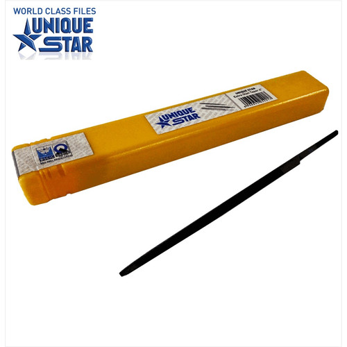 [EZM.1002472] UNIQUE STAR Extra Slim Taper Saw File - Kikir Segitiga 4 Inch - INDIA