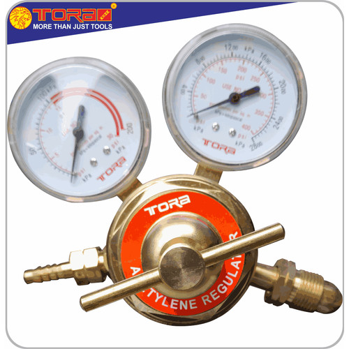 [EZM.1002476] TORA Regulator Acetylene Full Brass Body Victor Type