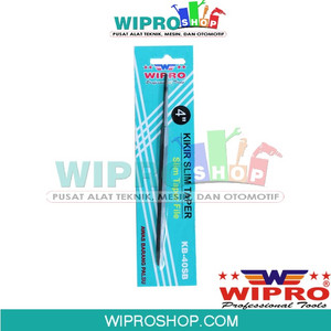 [EZM.1000099] WIPRO Kikir Slim Taper KB-40SB 4" (Blister)