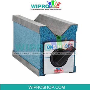 [EZM.1000368] WIPRO V-Block Triangle Magnetic (60Kg) VBT-125 KV-125K 5"