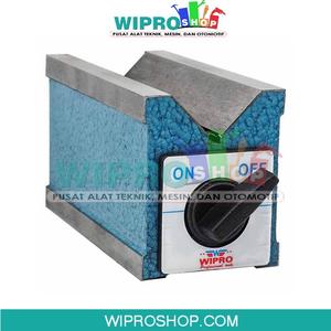 [EZM.1100368] WIPRO V-Block Triangle Magnetic (60Kg) VBT-125 KV-125K 5"