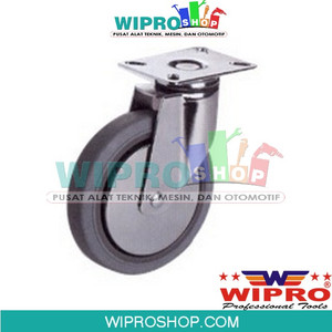 [EZM.1000569] WIPRO Roda Karet Abu-Abu TPR  5" H (823)