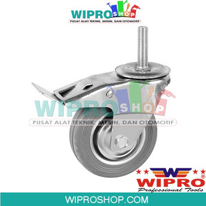 [EZM.1000570] WIPRO Roda Karet Abu Mod.Tusuk 6" H+Rem (12160GB)