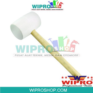 [EZM.1000601] WIPRO Palu Karet Putih H/Kayu (HD) WP8207(32oz)