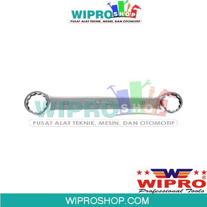 [EZM.1000688] WIPRO Kunci Ring Lurus Satin 16x17mm