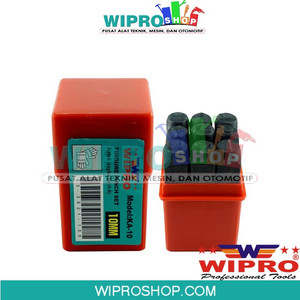 [EZM.1000792] WIPRO Ketok Angka Set (0-8) KA-12 (12 mm)