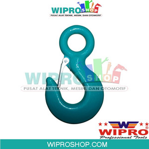 [EZM.1000893] WIPRO Eye Hoist Hook W/Latch EHHL-150 (15T)