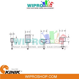 [EZM.1001202] Kinik Mounted W203 m19x13x6 38L 38A60PV