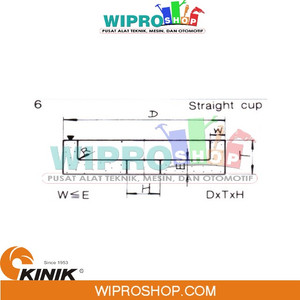 [EZM.1001402] Kinik BG M Lurus m100x 50x31.75 WA 80KV6A
