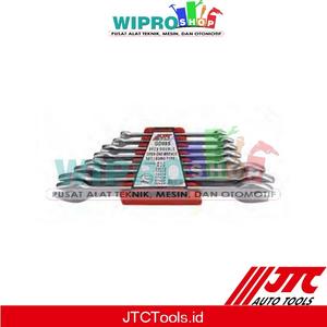 [EZM.1101468] JTC GD08S-8PC DOUBLE OPEN END WRENCH SET - EUROPE TYPE -
