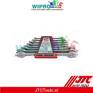 [EZM.1101468] JTC GD08S-8PC DOUBLE OPEN END WRENCH SET - EUROPE TYPE -