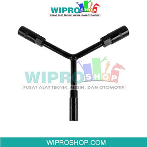 [EZM.1002404] WIPRO Kunci Sock Y Deep Hitam (Pendek) 10-12-14mm