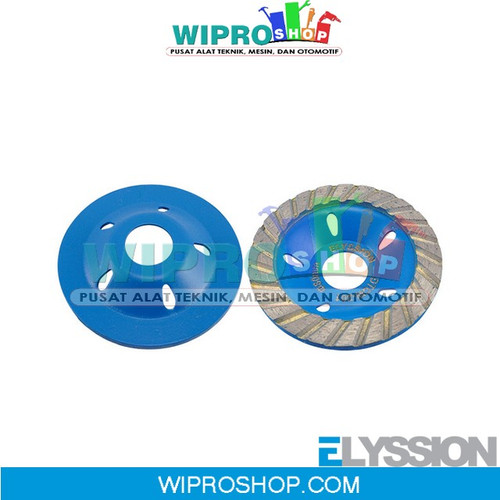 [EZM.1002538] Elyssion Diamond Wheel Dry Turbo Cup DTCW-201 3" 80x2.6x10x20mm