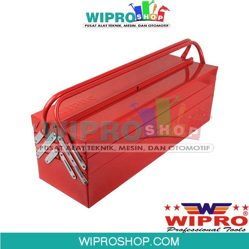 [EZM.1002643] WIPRO Tool Box Besi / Kotak Perkakas 3 Susun Extra Long TBB-05