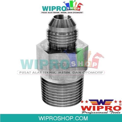 [EZM.1102663] WIPRO Double Naple Stainless WN6127 1/2" Inch JIC x 1/2" Inch NPT