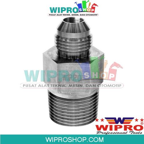 [EZM.1102665] WIPRO Double Naple Stainless WN6127 1/2" Inch JIC x 3/4" Inch NPT