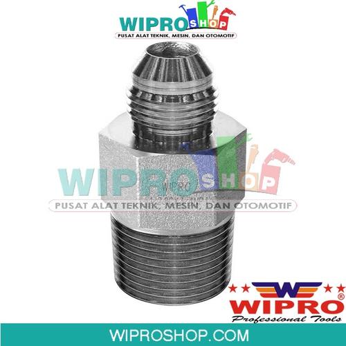 [EZM.1102666] WIPRO Double Naple Besi WN3127 1/2" Inch JIC x 3/4" Inch NPT