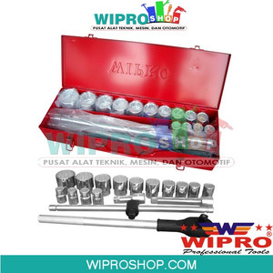 [EZM.1002735] WIPRO Sock Set  18Pcs 3/4" 12pt 19-50mm (S)