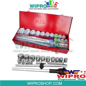[EZM.1102735] WIPRO Sock Set  18Pcs 3/4" 12pt 19-50mm (S)