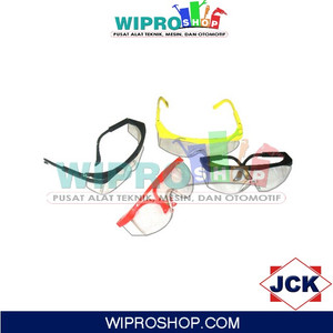 [EZM.1003110] JCK Kacamata Safety H1069-03 Clear-AF Frame Black