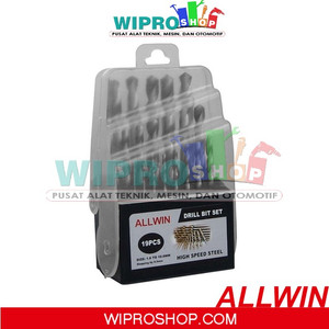 [EZM.1003314] ALLWIN Bor Set Putih 19 Pcs (1-10)