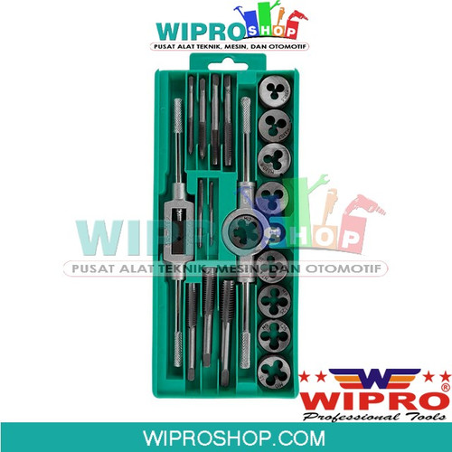 [EZM.1003384] WIPRO Snai Tap Set / Tap And Die Set / Tap ulir Drat Mur Baut WP-720M