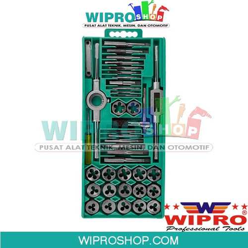 [EZM.1003385] WIPRO Snai Tap Set / Tap And Die Set / Tap ulir Drat Mur Baut WP-740M