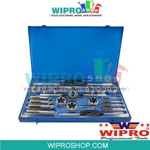 [EZM.1003399] WIPRO Tap Dies Set / Snai Tap Ulir Drat Baut Set 23pcs 6-24mm OKL-47