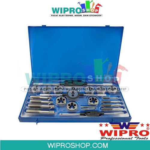 [EZM.1103399] WIPRO Tap Dies Set / Snai Tap Ulir Drat Baut Set 23pcs 6-24mm OKL-47