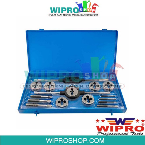 [EZM.1003400] WIPRO Tap Dies Set  / Snai Tap Ulir Drat Baut Set 16PCS 6-18mm OKL-45