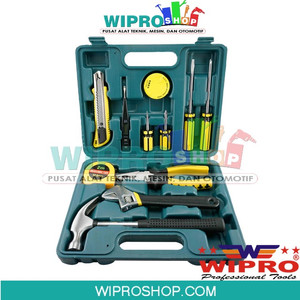 [EZM.1003424] WIPRO Tool Kit Set / Perkakas Set  (12 Pcs) TS-012