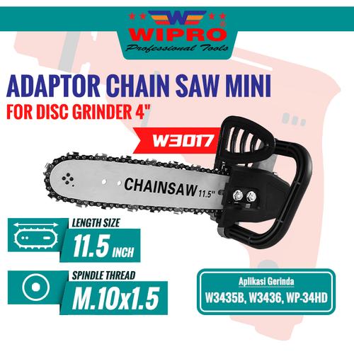 [EZM.1103491] Adaptor Chain Saw Mini untuk Disc Grinder W3017 WIPRO