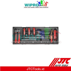 [EZM.1103500] JTC K6073-7PCS T SHAPE BALL POINT HEX KEY WITH PLASTIC HANDLE SET -