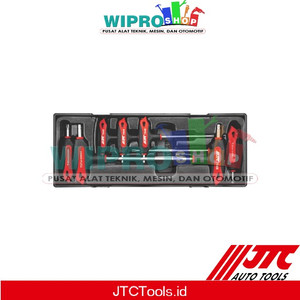 [EZM.1003501] JTC K6074-7PCS T SHAPE TAMPER PROOF STAR KEY WITH PLASTIC HANDLE SET -