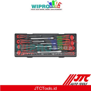 [EZM.1003512] JTC K7085-8PCS GO-THROUGH HEAVY-DUTY SCREWDRIVER SET -