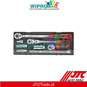 [EZM.1003522] JTC K3085-3/8" X 8PCS SPARK SOCKET SET (PLASTIC HANDLE)