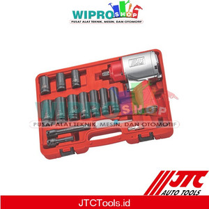 [EZM.1003785] JTC 7663K2-1/2" x 15PCS AIR IMPACT WRENCH SET (WITH JTC-5812) -