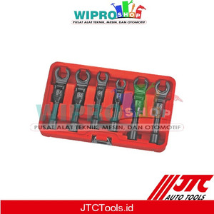 [EZM.1003931] JTC 6707-3/8"x6PCS FLEXIBLE OPEN-END RING WRENCH SET -