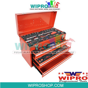 [EZM.1004369] WIPRO Tool Kit Set 105Pcs TS-105 (6Pt) 1/4"&1/2"DR - (4-32mm)