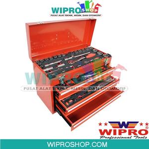 [EZM.1104369] WIPRO Tool Kit Set 105Pcs TS-105 (6Pt) 1/4"&1/2"DR - (4-32mm)