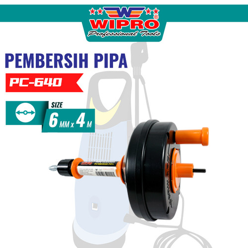 [EZM.1004424] Pembersih Saluran Pipa / Drain Cleaner WIPRO PC-640 (6mm X 4M)