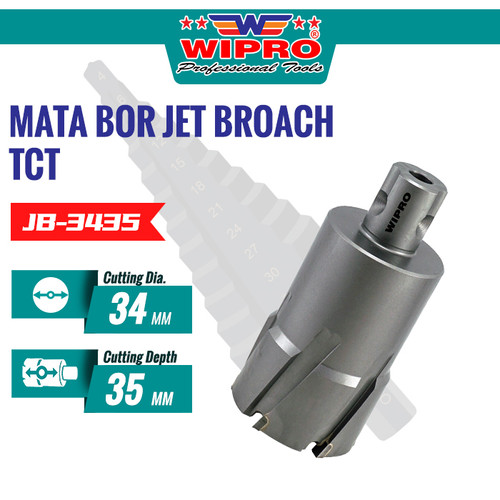 [EZM.1004454] WIPRO Mata Bor Jet Broach TCT (FL 35mm) 34x35MM (JB-3435)