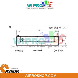 [EZM.1004605] Kinik BG M Lurus m100x 50x31.75 WA100KV6A
